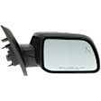 2013 Ford Edge SEL - Passenger Side Mirror, Power Adjust, Heated, Paintable, Manual Folding, In-housing Signal Light, With Blind Spot Detection in Glass, With Memory, With Puddle Light, No Auto-Dimming