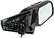 2013 Ford Edge SEL - Passenger Side Mirror, Power Adjust, Heated, Paintable, Manual Folding, In-housing Signal Light, With Blind Spot Detection in Glass, With Memory, With Puddle Light, No Auto-Dimming