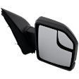 2019 Ford F-150 - Passenger Side Mirror, Production Date From February 26, 2018/2020, For Models Without Side View Camera, Power Adjust, Non-Heated, Textured Black, Manual Folding, No Signal Light, With Blind Spot Glass, No Memory, No Puddle Light, No