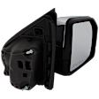 Passenger Side Mirror, Power Adjust, Heated, Power Folding, Chrome, In-housing Signal Light, With Memory, With Puddle Light, No Auto-Dim, With Blind Spot Glass