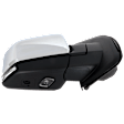 Passenger Side Mirror, Power Adjust, Heated, Power Folding, Chrome, In-housing Signal Light, With Memory, With Puddle Light, No Auto-Dim, With Blind Spot Glass