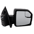 Passenger Side Mirror, Power Adjust, Heated, Power Folding, Paintable, In-housing Signal Light, With Memory, With Puddle Light, No Auto-Dimming, With Blind Spot Glass