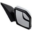 2020 Ford F-150 Lariat - Passenger Side Mirror, Power Adjust, Heated, Chrome, Power Folding, In-housing Signal Light, With Blind Spot Glass, With Memory, With Puddle Light, No Auto-Dimming
