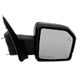 2020 Ford F-150 Lariat - Passenger Side Mirror, Crew or Extended Cab Pickup, Power Adjust, Heated, Paintable, Power Folding, In-housing Signal Light, With Blind Spot Glass, With Memory, With Puddle Light, No Auto-Dimming