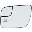 2018 Ford Explorer - Mirror Glass Driver Side, Heated, With Blind Spot Glass, No Signal Light