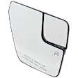 Passenger Side Mirror Glass, Heated, No Blind Spot Feature and Auto Dimming