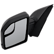 Driver Side Mirror, Power Adjust, Heated, Manual Folding, Textured Black, In-housing Signal Light, No Memory, No Puddle Light, No Auto-Dim, With Blind Spot Glass