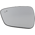 2022 Ford Escape - Mirror Glass Driver Side, Heated, With Blind Spot Detection in Glass, No Signal Light