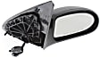 2006 Ford Focus - Passenger Side Mirror, Power Adjust, Non-Heated, Textured Black, Non-Folding, No Signal Light, No Blind Spot Feature, No Memory, No Puddle Light, No Auto-Dimming, Sedan