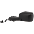 2024 Ford Bronco Big Bend - Driver Side Mirror, Power Adjust, Heated, Textured Black, Manual Folding, No Signal Light, With Blind Spot Detection in Glass, No Memory, No Puddle Light, No Auto-Dimming
