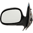 Driver Side Mirror, Non-Towing, Power Adjust, Manual Folding, Non-Heated, Chrome, No Signal Light, No Memory, No Puddle Light, No Auto-Dimming, No Blind Spot Feature