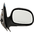 Passenger Side Mirror, Non-Towing, Power Adjust, Manual Folding, Non-Heated, Chrome, No Signal Light, No Memory, No Puddle Light, No Auto-Dimming, No Blind Spot Feature