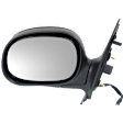 Driver Side Mirror, Non-Towing, Power Adjust, Manual Folding, Non-Heated, Paintable, No Signal Light, No Memory, No Puddle Light, No Auto-Dimming, No Blind Spot Feature