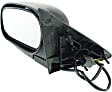 1998-2011 Ford Crown Victoria - Driver Side Mirror, Power, Manual Folding, Non-Heated, Paintable, No Signal Light, No Memory, No Puddle Light, No Auto-Dimming, No Blind Spot Feature