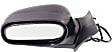 1998-2011 Ford Crown Victoria - Driver Side Mirror, Power, Manual Folding, Non-Heated, Paintable, No Signal Light, No Memory, No Puddle Light, No Auto-Dimming, No Blind Spot Feature