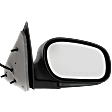 1998-2011 Ford Crown Victoria - Passenger Side Mirror, Power, Manual Folding, Non-Heated, Paintable, No Signal Light, No Memory, No Puddle Light, No Auto-Dimming, No Blind Spot Feature
