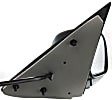 1998-2011 Ford Crown Victoria - Passenger Side Mirror, Power, Manual Folding, Non-Heated, Paintable, No Signal Light, No Memory, No Puddle Light, No Auto-Dimming, No Blind Spot Feature