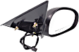 Passenger Side Mirror, Power, Non-Folding, Non-Heated, Textured Black, No Signal Light, No Memory, No Puddle Light, No Auto-Dimming, No Blind Spot Feature