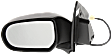 Driver Side Mirror, Power Adjust, Manual Folding, Non-Heated, Textured Black, No Signal Light, No Memory, No Puddle Light, No Auto-Dimming, No Blind Spot Feature