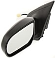 Driver Side Mirror, Power Adjust, Manual Folding, Non-Heated, Textured Black, No Signal Light, No Memory, No Puddle Light, No Auto-Dimming, No Blind Spot Feature