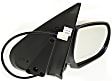 Passenger Side Mirror, Power Adjust, Manual Folding, Non-Heated, Textured Black, No Signal Light, No Memory, No Puddle Light, No Auto-Dimming, No Blind Spot Feature