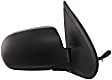 Passenger Side Mirror, Power, Manual Folding, Non-Heated, Textured Black, No Signal Light, No Memory, No Puddle Light, No Auto-Dimming, No Blind Spot Feature