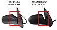 Passenger Side Mirror, Power, Manual Folding, Non-Heated, Textured Black, No Signal Light, No Memory, No Puddle Light, No Auto-Dimming, No Blind Spot Feature