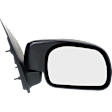 Passenger Side Mirror, Manual Adjust, Non-Heated, Manual Folding, Textured Black, No Signal Light, No Memory, No Puddle Light, No Auto-Dim, No Blind Spot Feature, Paddle Style