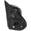 Driver Side Mirror, Power Adjust, Manual Folding, Non-Heated, Textured Black, No Signal Light, No Memory, No Puddle Light, No Auto-Dimming, No Blind Spot Feature