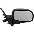 Passenger Side Mirror, Power Adjust, Manual Folding, Non-Heated, Textured Black, No Signal Light, No Memory, With Puddle Light, No Auto-Dimming, No Blind Spot Feature