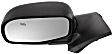 Driver Side Mirror, Power Adjust, Manual Folding, Heated, Textured Black, No Signal Light, No Memory, With Puddle Light, No Auto-Dimming, No Blind Spot Feature