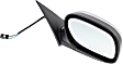 Passenger Side Mirror, Power Adjust, Manual Folding, Heated, Chrome, No Signal Light, No Memory, No Puddle Light, No Auto-Dimming, No Blind Spot Feature