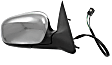 Passenger Side Mirror, Power Adjust, Manual Folding, Heated, Chrome, No Signal Light, No Memory, No Puddle Light, No Auto-Dimming, No Blind Spot Feature