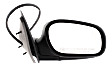 Passenger Side Mirror, Power, Manual Folding, Heated, Paintable, No Signal Light, No Memory, No Puddle Light, No Auto-Dimming, No Blind Spot Feature