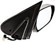 Passenger Side Mirror, Power, Manual Folding, Heated, Textured Black, No Signal Light, No Memory, No Puddle Light, No Auto-Dimming, No Blind Spot Feature