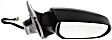 Passenger Side Mirror, Power, Manual Folding, Heated, Textured Black, No Signal Light, No Memory, No Puddle Light, No Auto-Dimming, No Blind Spot Feature