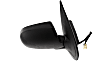 Passenger Side Mirror, Power, Manual Folding, Heated, Textured Black, No Signal Light, No Memory, No Puddle Light, No Auto-Dimming, No Blind Spot Feature