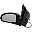 Driver Side Mirror, Manual Adjust, Non-Folding, Non-Heated, Textured Black, No Signal Light, No Memory, No Puddle Light, No Auto-Dimming, No Blind Spot Feature