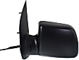 3-bolt mount, Driver Side Mirror, Power, Heated, Manual Folding, Textured Black, No Signal Light, No Memory, No Puddle Light, No Auto-Dimming, No Blind Spot Feature