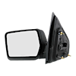 2005 Ford F-150 - Driver Side Mirror, Power Adjust, Heated, Textured Black, Manual Folding, No Signal Light, No Blind Spot Feature, No Memory, No Puddle Light, No Auto-Dimming