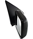 Passenger Side Mirror, Power Adjust, Heated, Manual Folding, Textured Black, No Signal Light, No Memory, No Puddle Light, No Auto-Dimming, No Blind Spot Feature
