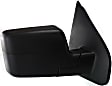 Passenger Side Mirror, Power Adjust, Heated, Manual Folding, Textured Black, No Signal Light, No Memory, No Puddle Light, No Auto-Dimming, No Blind Spot Feature