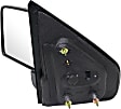 2004 Ford F-150 - Driver Side Mirror, New Body Style, Manual Adjust, Non-Heated, Textured Black, Manual Folding, No Signal Light, No Blind Spot Feature, No Memory, No Puddle Light, No Auto-Dimming, Paddle Style