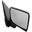 2004-2008 Ford F-150 - Passenger Side Mirror, Manual Adjust, Non-Heated, Manual Folding, Textured Black, No Signal Light, No Memory, No Puddle Light, No Auto-Dimming, No Blind Spot Feature, Paddle Style
