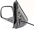 Driver Side Mirror, Power Adjust, Manual Folding, Non-Heated, Textured Black, No Signal Light, No Memory, No Puddle Light, No Auto-Dimming, No Blind Spot Feature