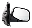 Passenger Side Mirror, Manual Adjust, Manual Folding, Non-Heated, Textured Black, No Signal Light, No Memory, No Puddle Light, No Auto-Dimming, No Blind Spot Feature