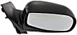 Passenger Side Mirror, Manual Adjust, Manual Folding, Non-Heated, Textured Black, No Signal Light, No Memory, No Puddle Light, No Auto-Dimming, No Blind Spot Feature