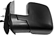 2004 Ford E-150 - 4-bolt Mount, Driver Side Mirror, Power, Non-Heated, Textured Black, Manual Folding, No Signal Light, No Blind Spot Feature, No Memory, No Puddle Light, No Auto-Dimming