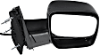 2003-2008 Ford E-150 - 4-bolt mount, Passenger Side Mirror, Power, Non-Heated, Manual Folding, Textured Black, No Signal Light, No Memory, No Puddle Light, No Auto-Dimming, No Blind Spot Feature
