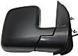 2003-2008 Ford E-150 - 4-bolt mount, Passenger Side Mirror, Power, Non-Heated, Manual Folding, Textured Black, No Signal Light, No Memory, No Puddle Light, No Auto-Dimming, No Blind Spot Feature